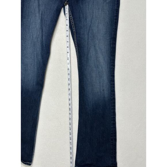 BKE Womens Harper Medium Wash Pockets Stretch Denim Bootcut Jeans Size 32x35.5 - Picture 6 of 11